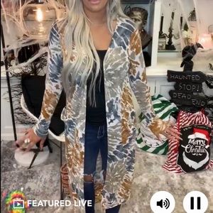 First Love Trent duster. Small. NWOT.